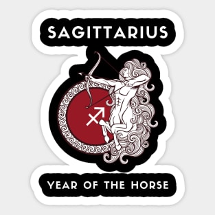 SAGITTARIUS / Year of the HORSE Sticker